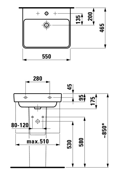 Мебель для ванной 70 см Laufen Pro S 483452 матовый