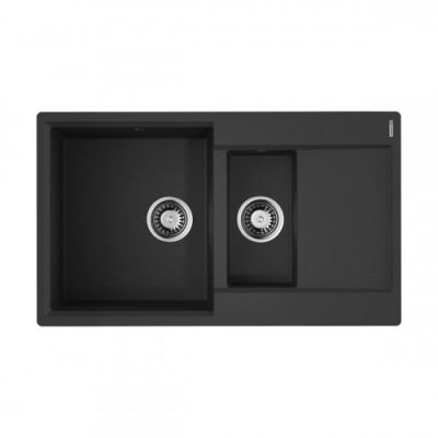 Кухонная мойка Omoikiri Daisen 86-2-BL 4993477 чёрный