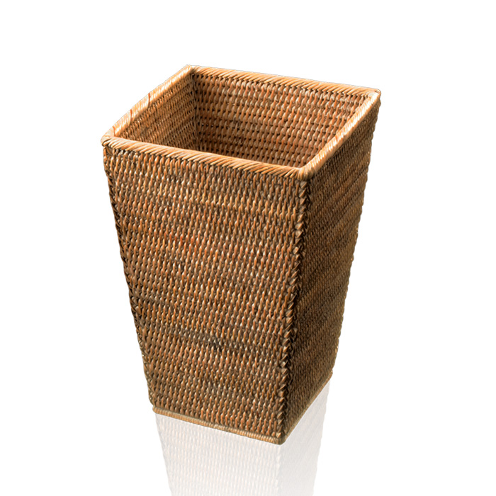 Decor Walther Basket KK Корзина для бумаги 19.5x30см, напольная, цвет: ротанг темный 927692