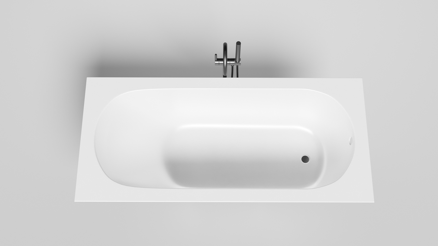102322MF Salini ORNELLA Ванна встраиваемая 180x80 покраска по RAL, матовая