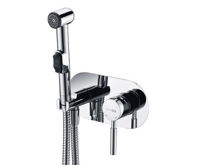 WasserKRAFT Main 4138 Встраиваемый смеситель для душа с гигиенической лейкой Размеры (Ш/В/Г): 20х13,76х12,46 см