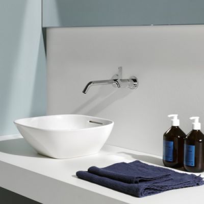 Laufen INO Раковина-чаша 35х35х13 см, без отв., цвет: белый 8.1230.0.000.109.1