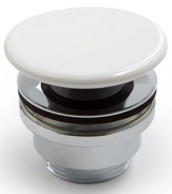 White Ceramic, донный клапан CLICK CLACK с керамической накладкой, цвет кофейный матовый MEW0609CF