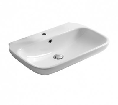 CLE4365101 Olympia Clear раковина подвесная 66х45