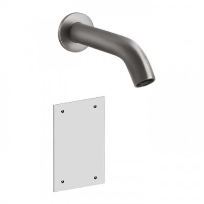 Gessi 316 Смеситель для раковины, настенный, электронный, внешняя часть, цвет: Steel Brushed 54015#239