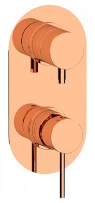 Смеситель для душа Remer X Style X93RL, медь глянцевая