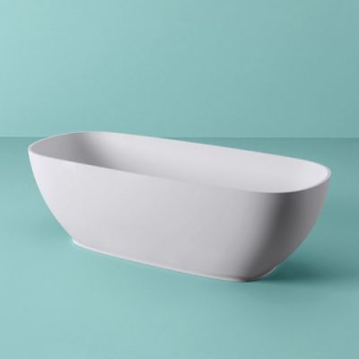 Artceram Hoop Ванна отдельностоящая из искусственного камня Livingtec 170х70 цвет: белый матовый