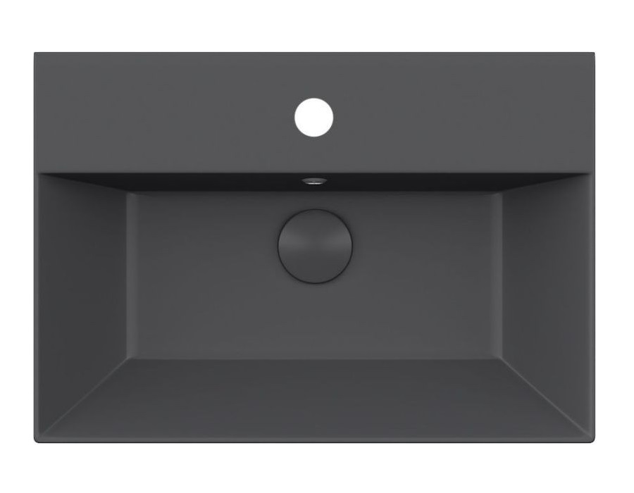 ISVEA Sistema Z раковина 60x42 подвесная 10SF50060SV-2C антрацит