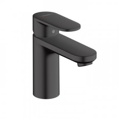 Hansgrohe Vernis Blend Смеситель для раковины, излив 100 мм, с донным клапаном, цвет: матовый черный 71551670