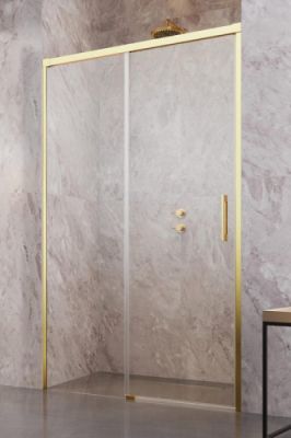 Раздвижные душевые двери 160 см IDEA Gold DWJ 387020-09-01L профиль золото