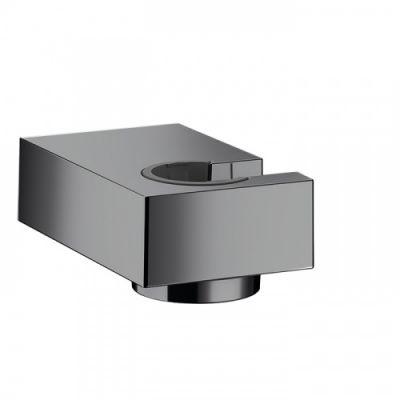 Hansgrohe Держатель ручного душа, настенный, цвет: шлифованный черный хром 28387340