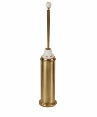 PROVANCE Ершик напольный, колба металл, керамика с декором ML.PRO-60.543.BR