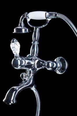 Смеситель для ванны Boheme CRYSTAL Хром (одноручковый) 263-CRST
