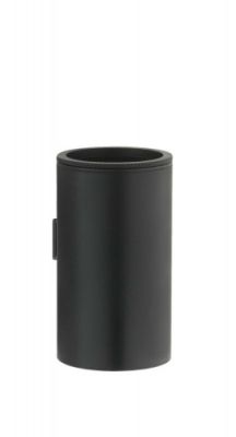 Настенный стакан Boheme UNO Black 10974-B, чёрный матовый