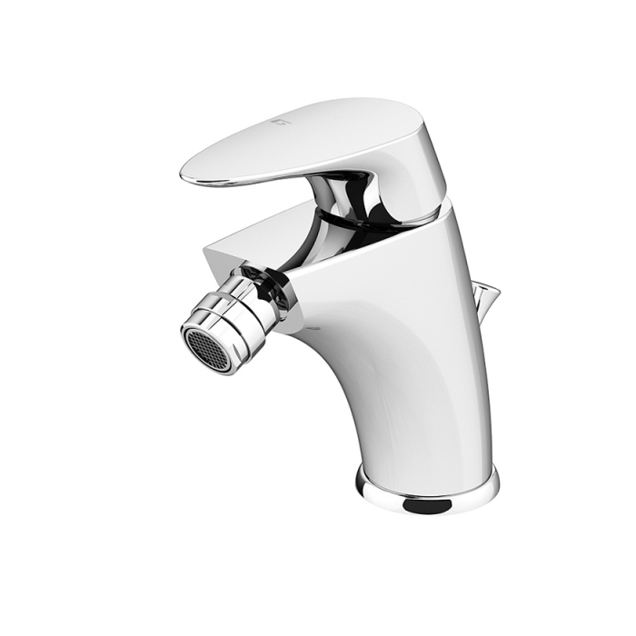 Gattoni H2Omix2000 Смеситель для биде, излив 120мм, с донным клапаном, хром 2051/20C0cr
