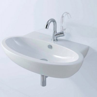 AZZURRA COMODA Раковина 80x50 см, 1 отв., цвет: белый