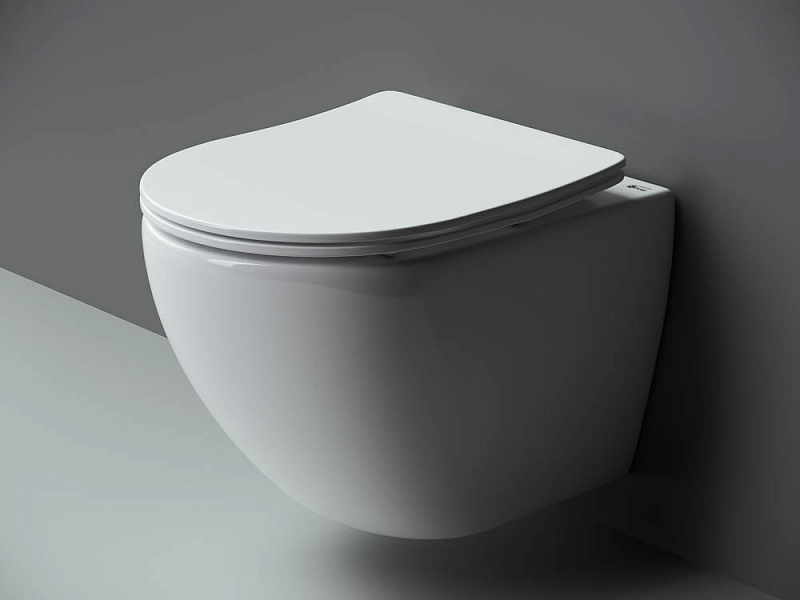 Ceramica Nova Metropol Rimless Унитаз подвесной с крышкой плавного опускания CN4002