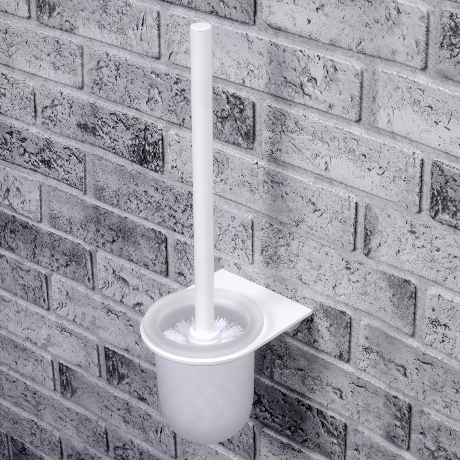 Kammel K-8327WHITE Щетка для унитаза подвесная Размеры (Ш/В/Г): 10,5х37,8х13,2 см