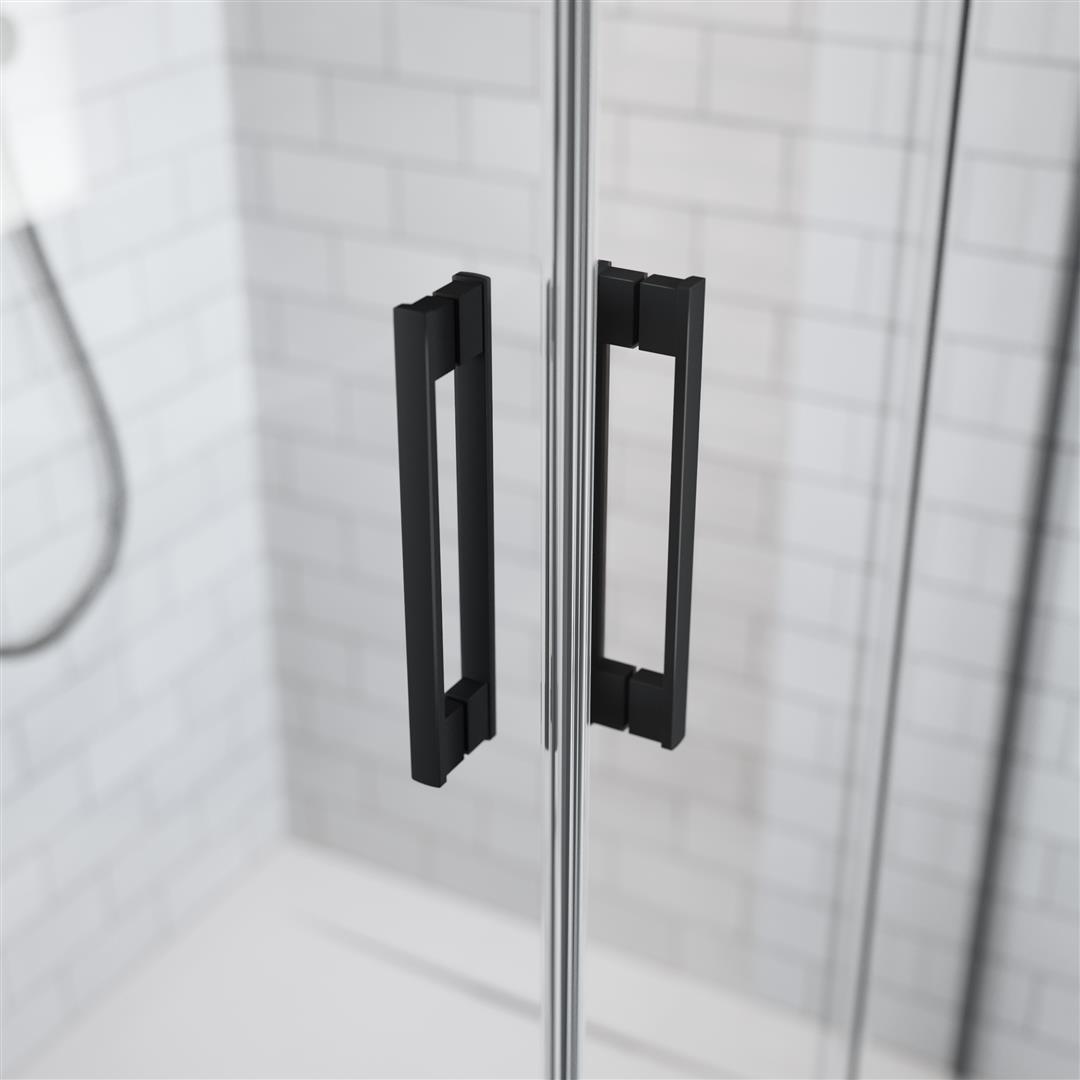 Шторка на ванну 180 см Radaway IDEA Black PN DWD