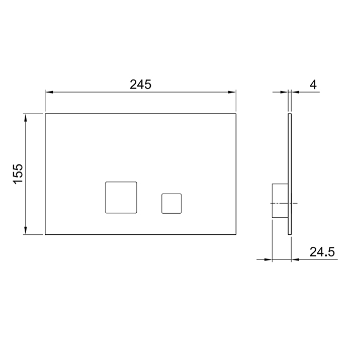 Fantini AF/21 Клавиша смыва для GEBERIT SIGMA8, SIGMA12, цвет: золото плюс 91 01 8403