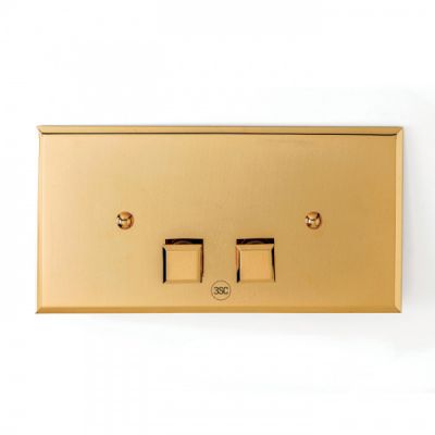 3SC SQUARE pLAQUE Клавиша смыва для бачков Geberit UP320/720, 33*2,5*h17, материал: латунь, цвет: золото 24к. SQL00GD