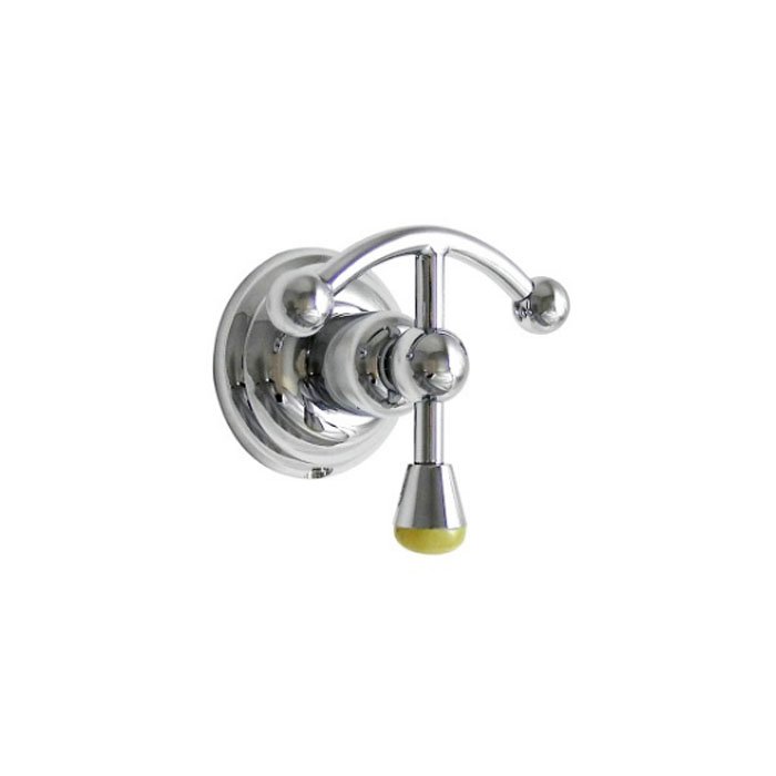 Nicolazzi Onice Крючок двойной, подвесной, цвет: хром 1481CR09O