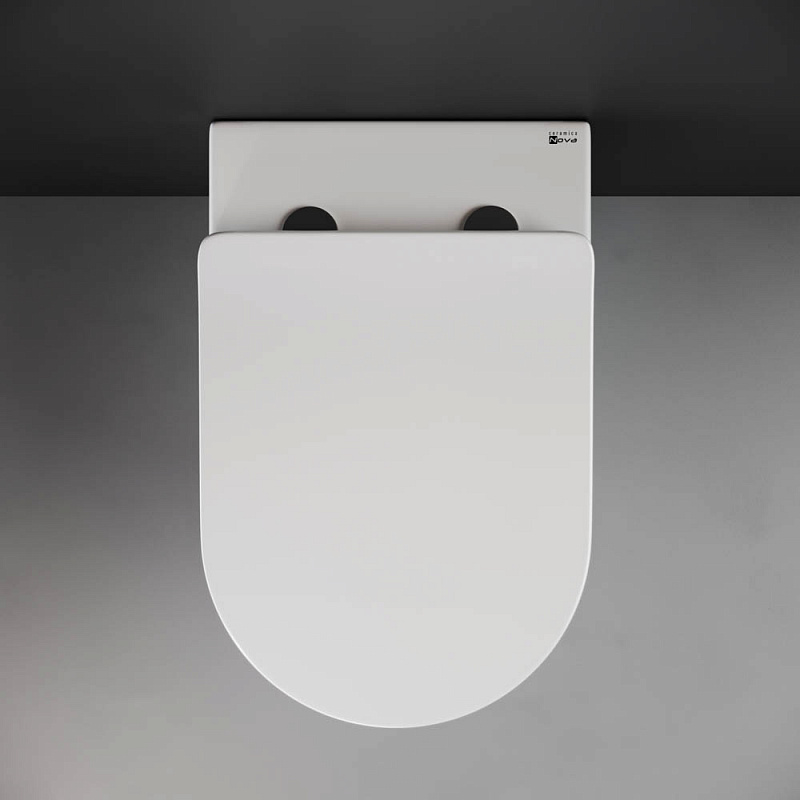 Унитаз приставной Rimless, с крышкой плавного опускания Ceramica Nova Highlight CN1812