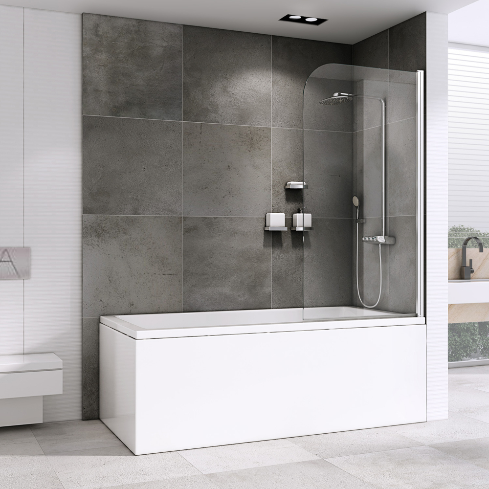 Шторка на ванну 80 см ABBER Ewiges Wasser AG52080