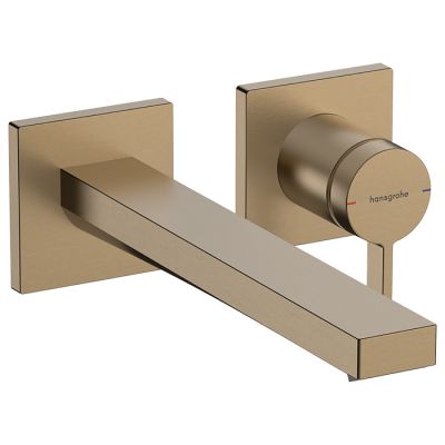 73051140 Hansgrohe Tecturis E Смеситель для раковины, встраиваемый, излив: 23см., цвет: бронза матовая
