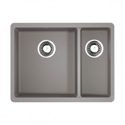 Кухонная мойка Omoikiri Kata 55-2-U-GR Artgranit/Leningrad Grey 4993390