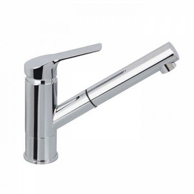 Carlo Frattini Kitchen Кухонный смеситель с выдвижной лейкой, ручной душ, цвет: хром F3768CR