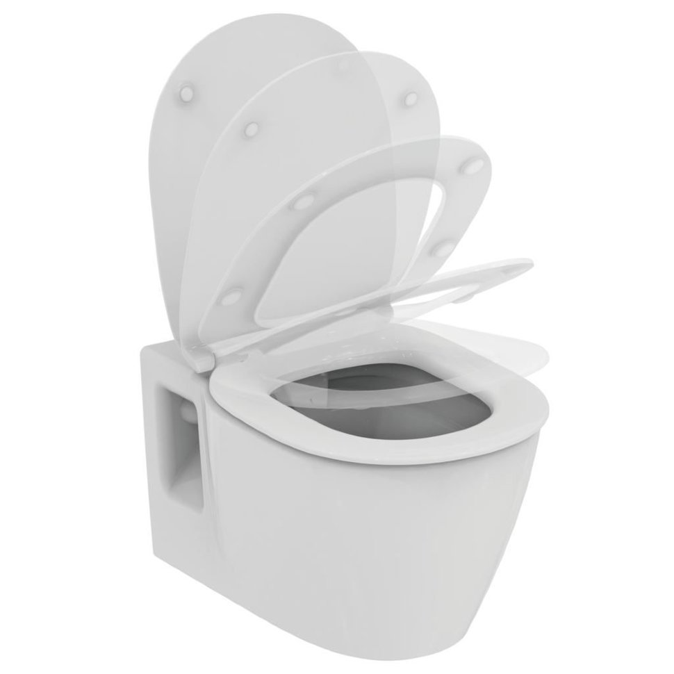 Пневматический промо-набор 4 в 1 Ideal Standard с унитазом E822301 CONNECT Rimless