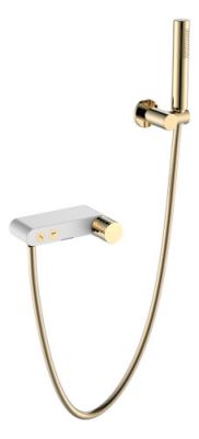 Смеситель STICK для ванны WHITE DIAMOND GOLD 123-WG