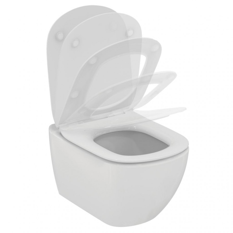 Тонкое сиденье и крышка для унитаза Ideal Standard Tesi T352701