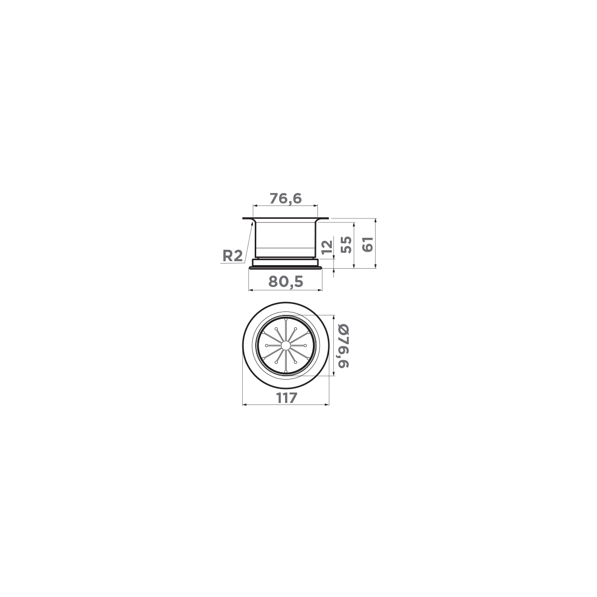 4956820 Omoikiri NA-04-GB