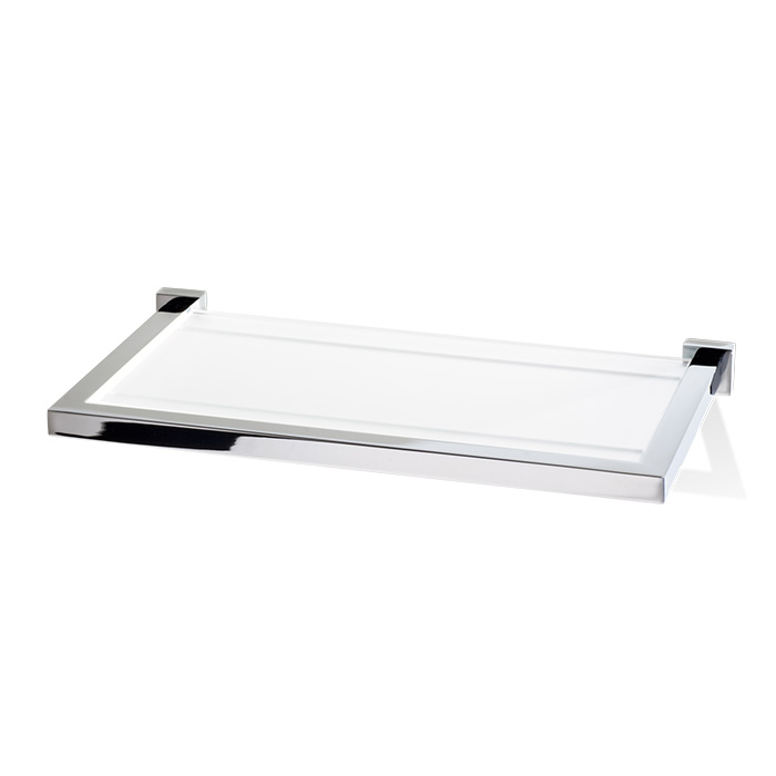 Decor Walther Corner GLA30 Полочка стеклянная 30x16.5см, подвесной, цвет: хром 560800