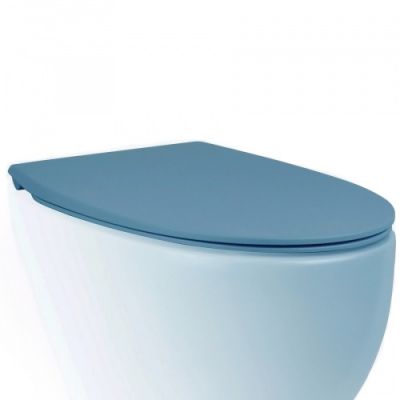 АеТ Dot 2.0 C555R140 Крышка с сиденьем механизм soft-close, цвет голубой матовый