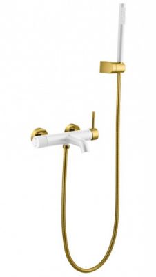 Смеситель для ванны, Boheme UNO. White Gold 463-WG
