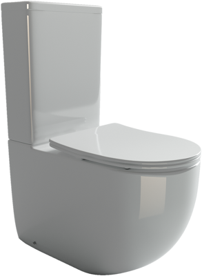 Ceramica Nova Metropol  Rimless Унитаз с бачком c крышкой плавного опускания CN4001