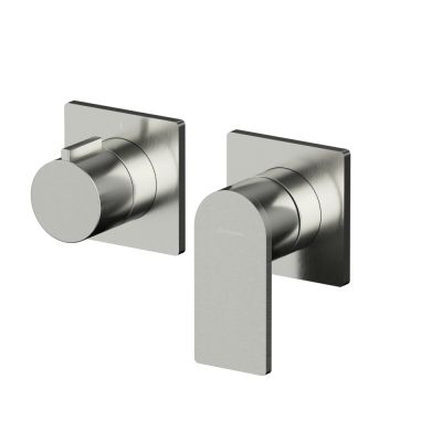 Внешняя часть смесителя для душа на 2 потребителя WHITECROSS XI1442NIB (брашированный никель)