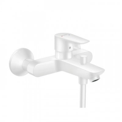 Hansgrohe Talis E Смеситель для ванны настенный, излив 194мм, цвет: белый матовый 71740700