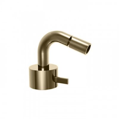 Fantini AF/21 Смеситель для биде, 1 отв., излив: 130 мм, цвет: Matt British Gold PVD 27 P6 A508WF