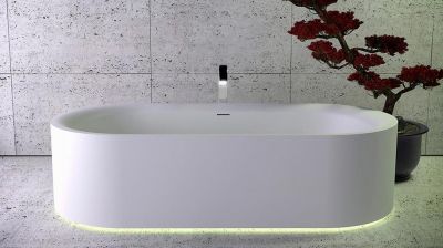 KNIEF Moon ванна отдельностоящая 190x90 cm с подсветкой 0600-030-01