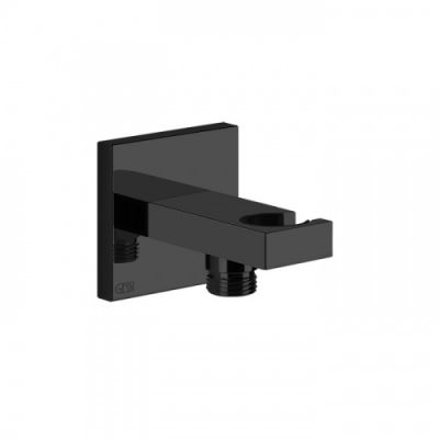 Gessi Rettangolo Вывод воды с держателем для душевой лейки, цвет: Black XL 20161#299