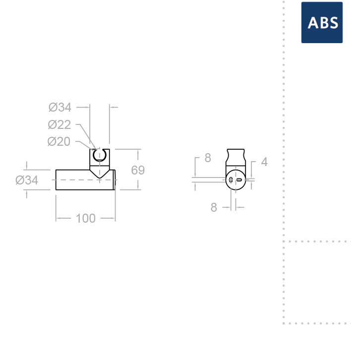 Ramon Soler Настенный держатель для душа ABS 3726