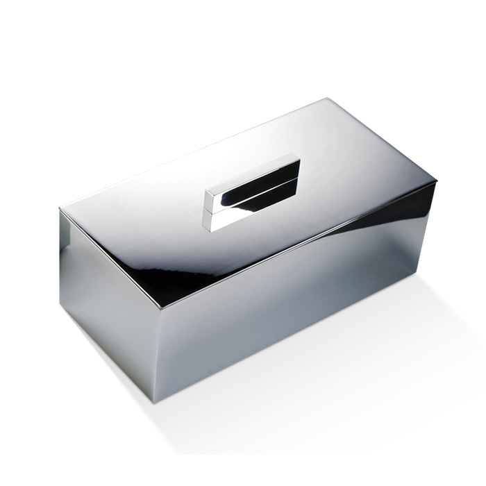 Decor Walther DW 3610 Бокс универсальный 25x12x10.5см, с крышкой, настольный, цвет: хром 845300