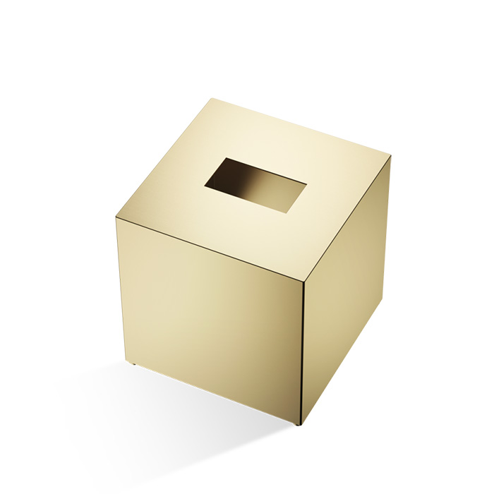 Decor Walther Cube KB 83 Диспенсер для салфеток 13.3x13.3x13.5см, настольный, цвет: золото матовое 845682