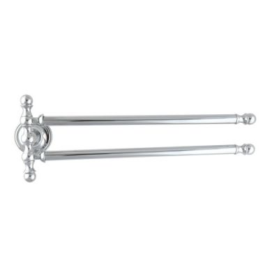 MIRELLA Полотенцедержатель двойной поворотный L34 cm. ML.MRL-M055.CR