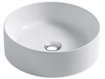 Disegno ceramica Slim, накладная круглая раковина 40 см, цвет beaver SL04000055