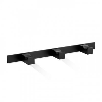 Decor Walther Corner HAK3 Панель с 3 крючками 18x4см, подвесной, цвет: черный матовый 562160